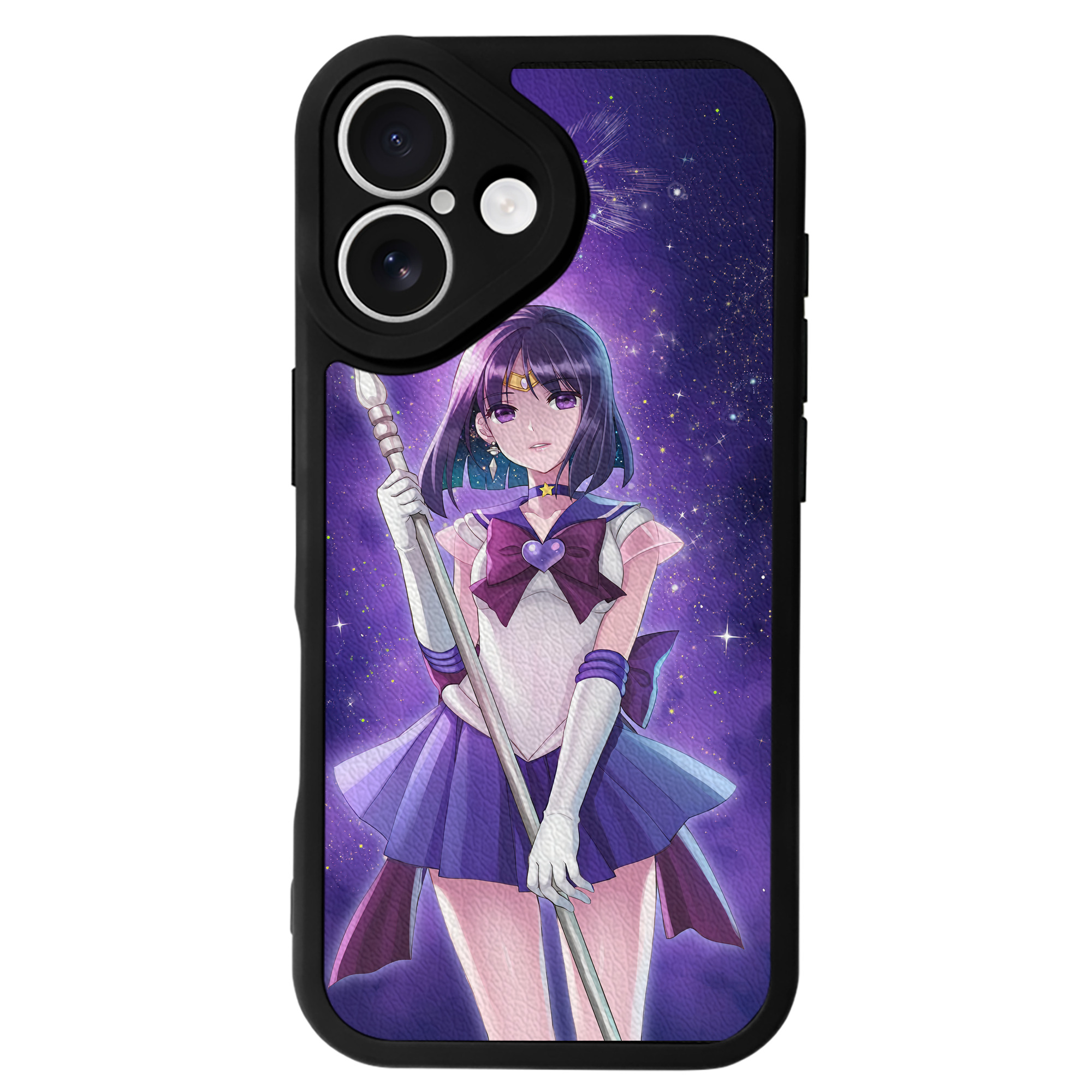（画像用） 美少女戦士セーラームーン Sailor Moon 【iPhone 16シリーズ対応】シリコンスマホケース（レザー調） 材質：シリコン